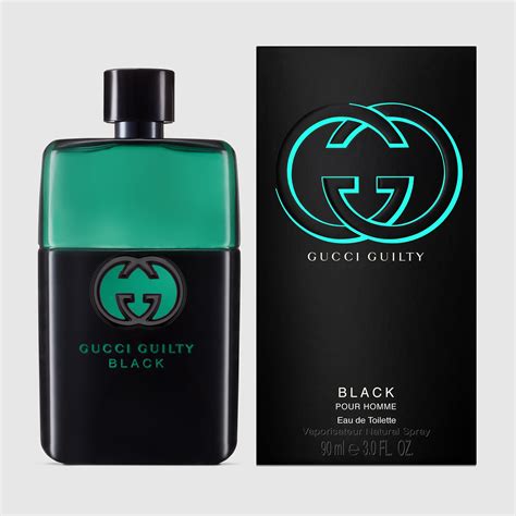 gucci black men'|gucci guilty black aftershave 90ml.